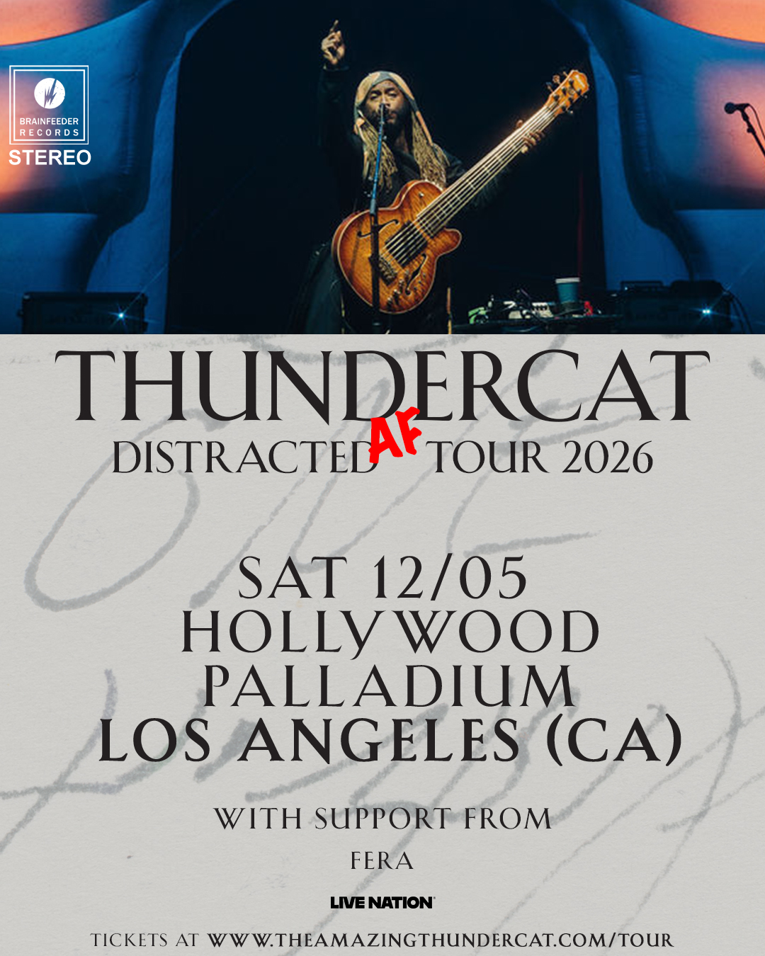 Members Only: Thundercat at Hollywood Palladium on December 5th